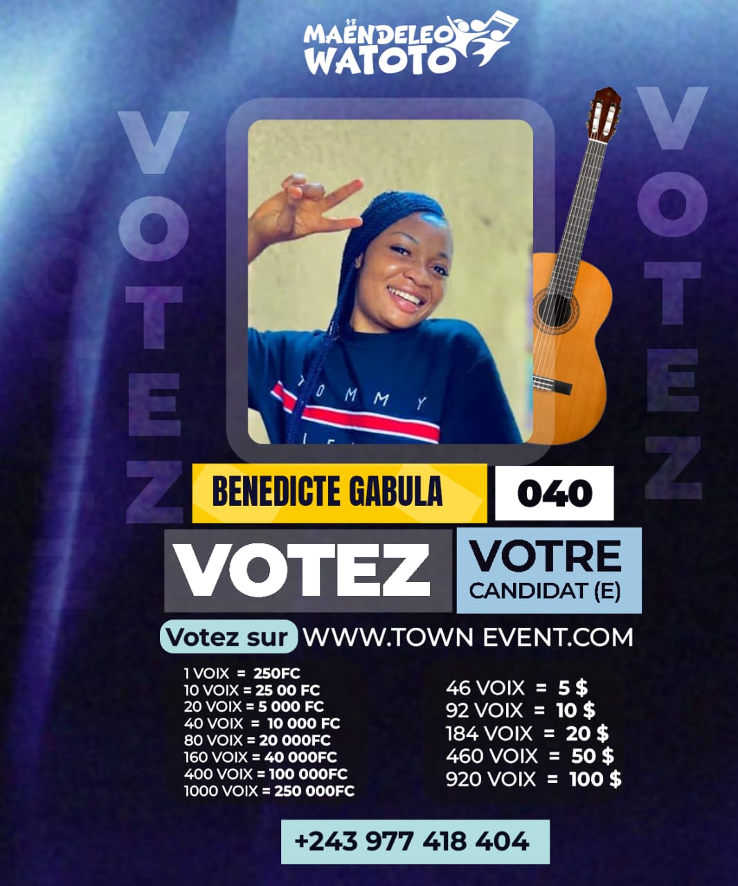 Photo du candidat