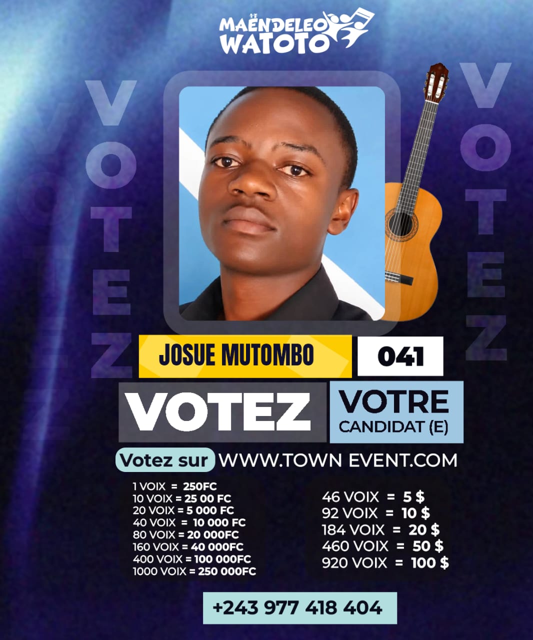 Photo du candidat