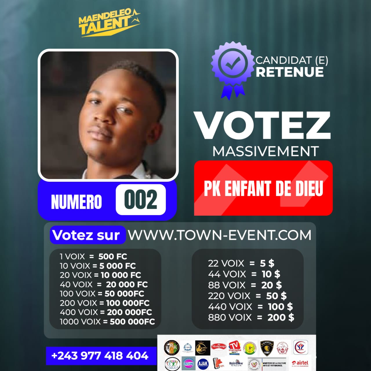 Photo du candidat