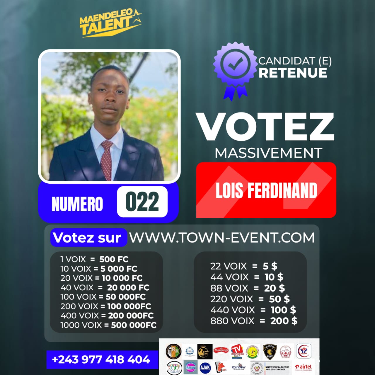 Photo du candidat