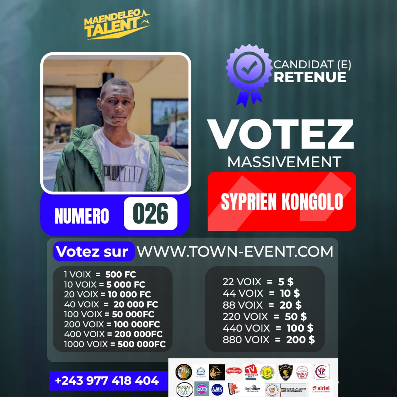 Photo du candidat