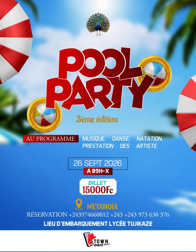 Affiche : Pool PARTY