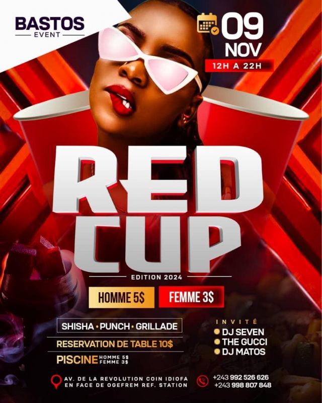 Affiche : Cup red