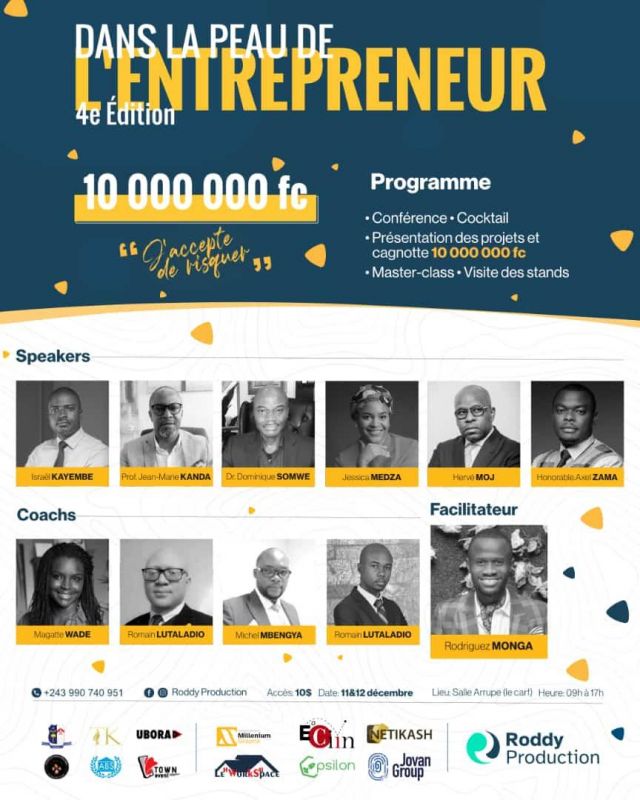 Affiche : Dans la peau des entrepreneurs