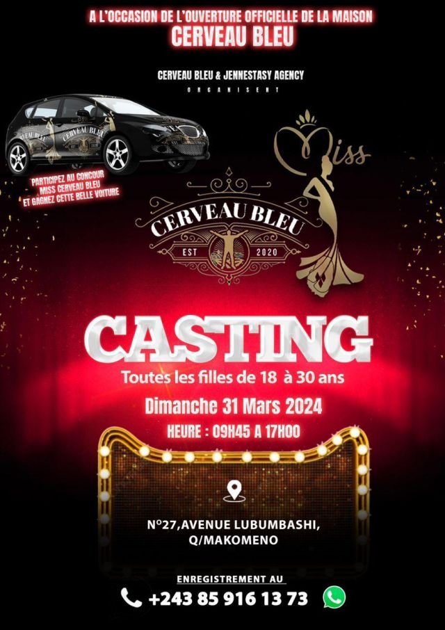 Affiche : Miss cerveau bleu 2024