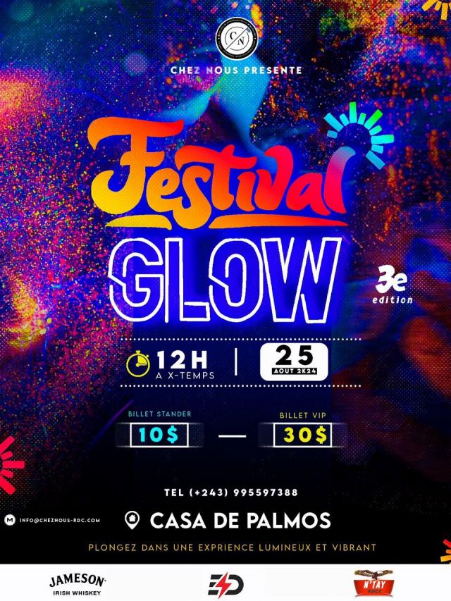 Affiche : Glow festival 2024