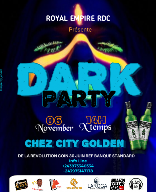 Affiche : Dark party