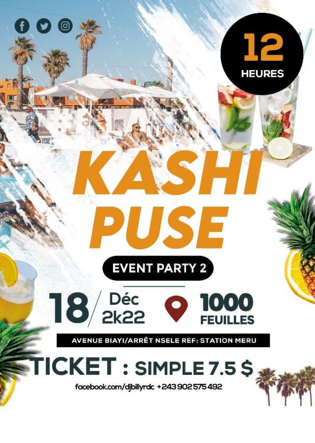 Affiche : Kashi puse event party 2