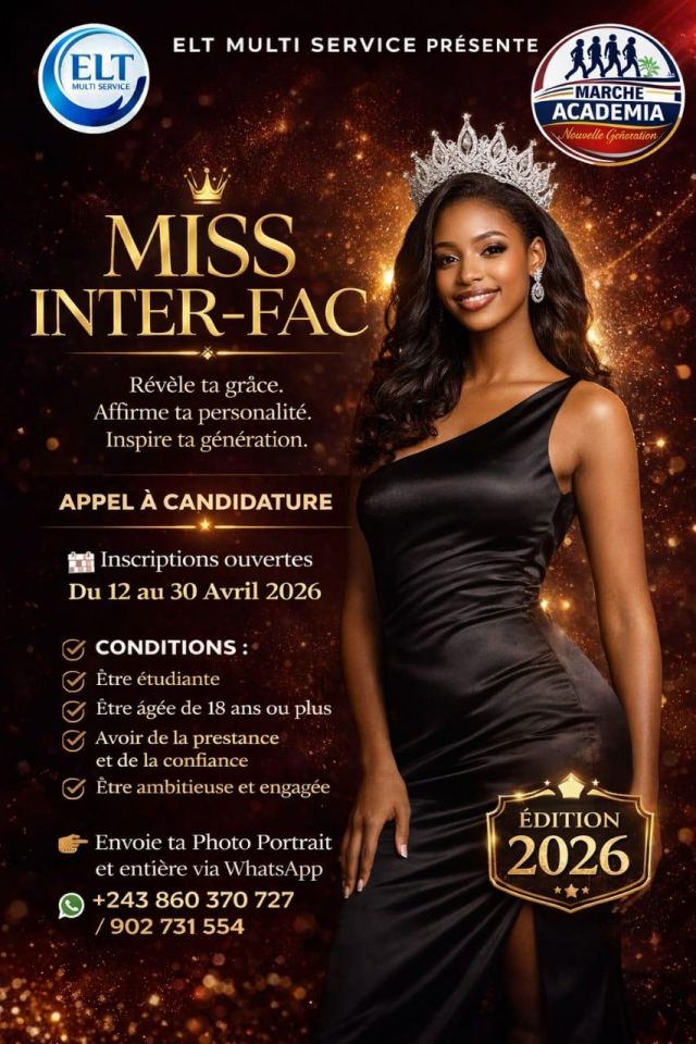 Affiche : Miss inter fac