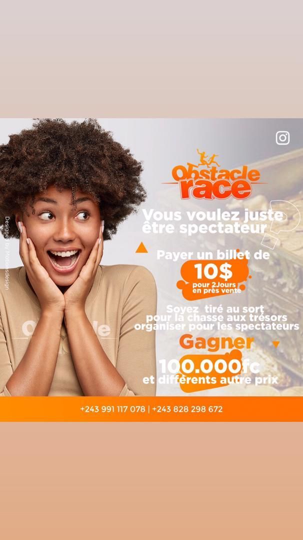 Affiche : Obstacle race