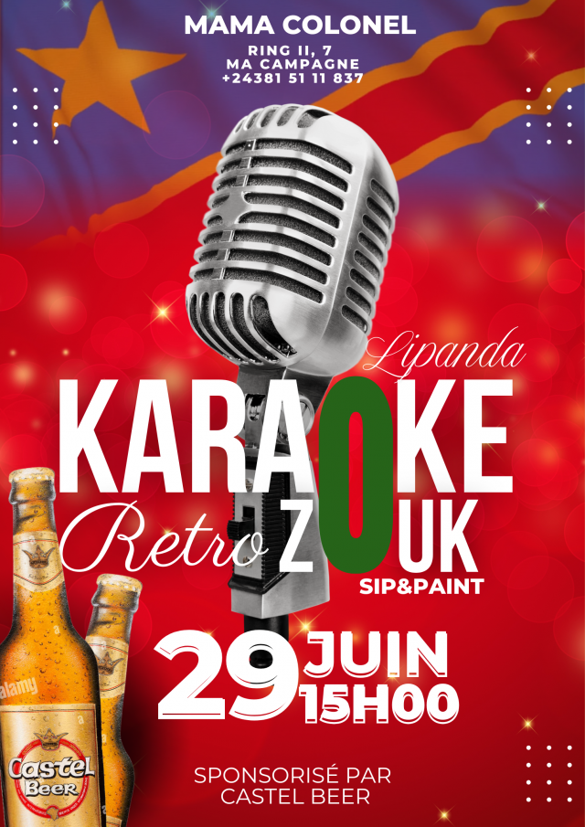 Affiche : Karaoke retro zouk