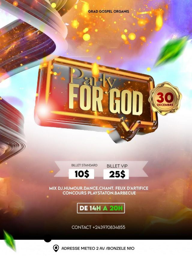 Affiche : Party for god
