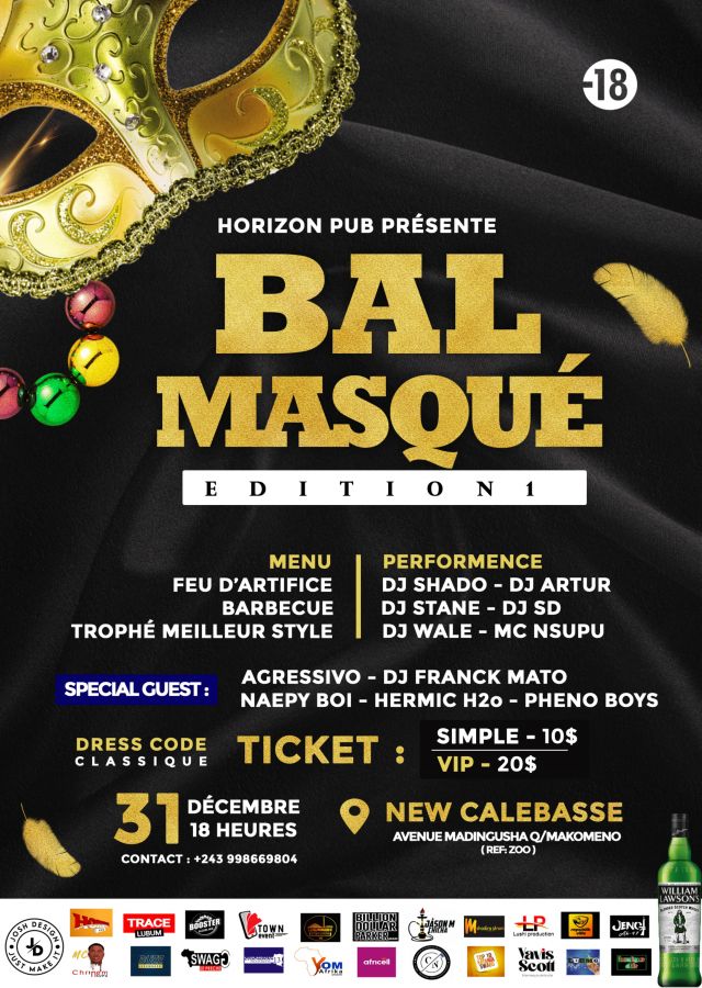 Affiche : Bal masque 2021