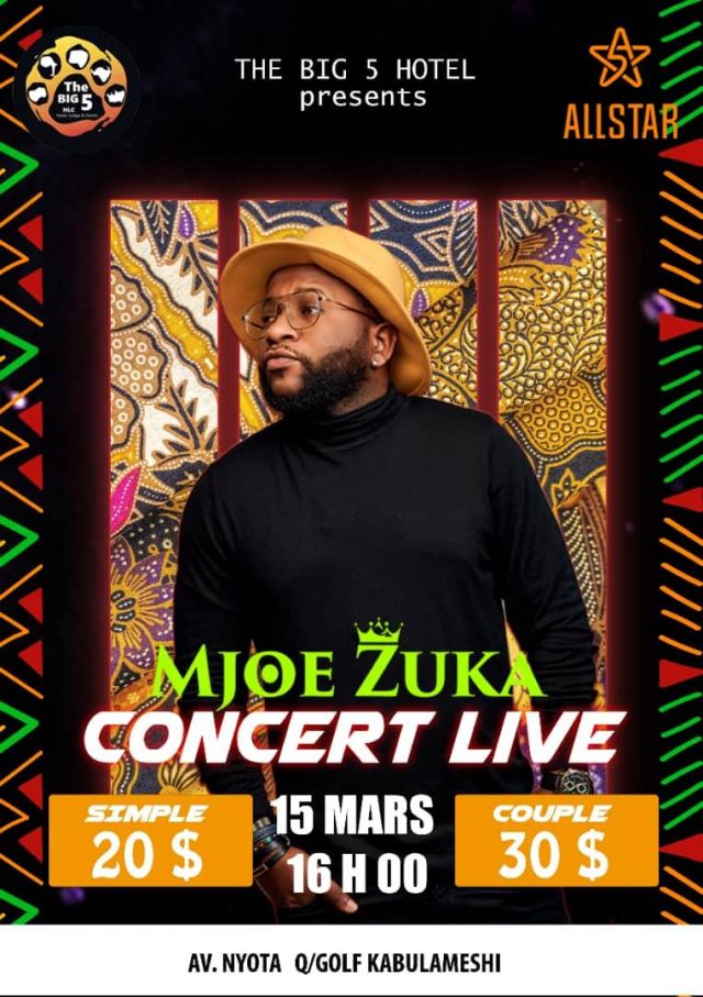 Affiche : Mjoe zuka concert live