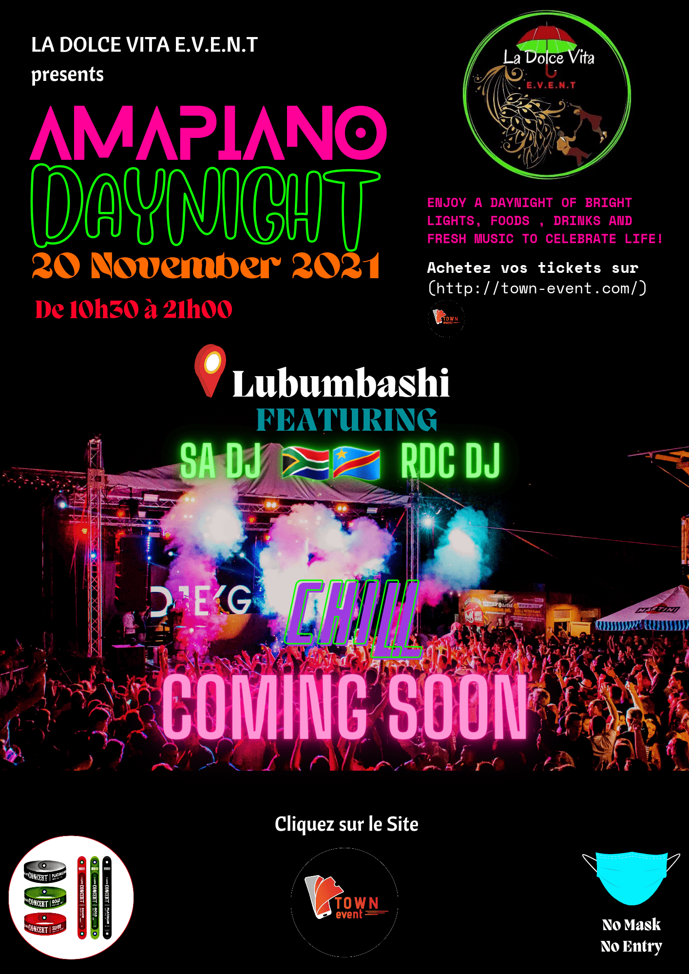 Affiche : Amapiano daynight