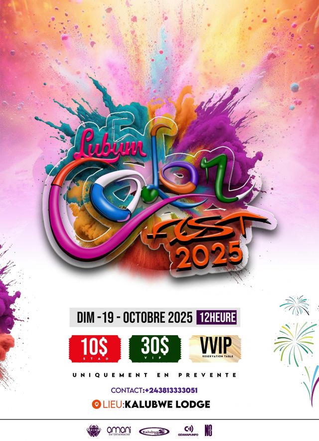 Affiche : Lubum color fest 2025