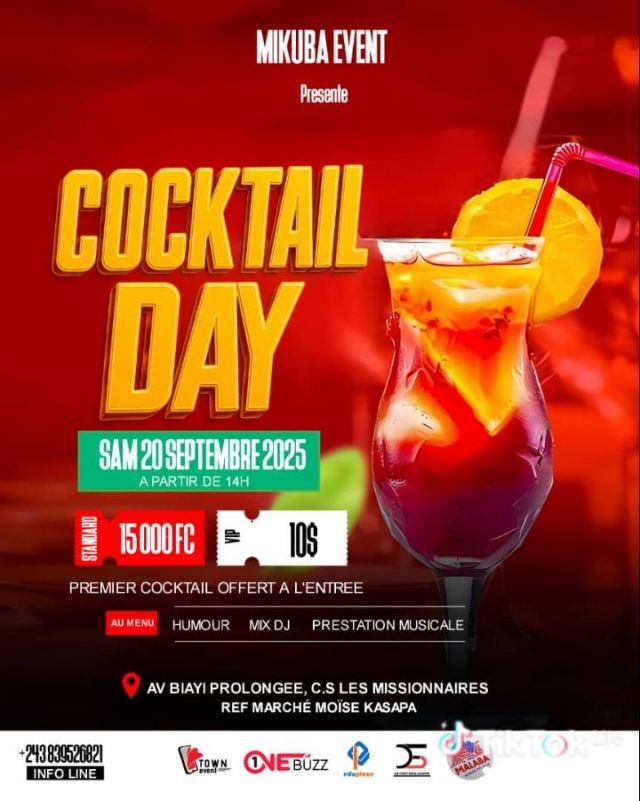 Affiche : Cocktail day
