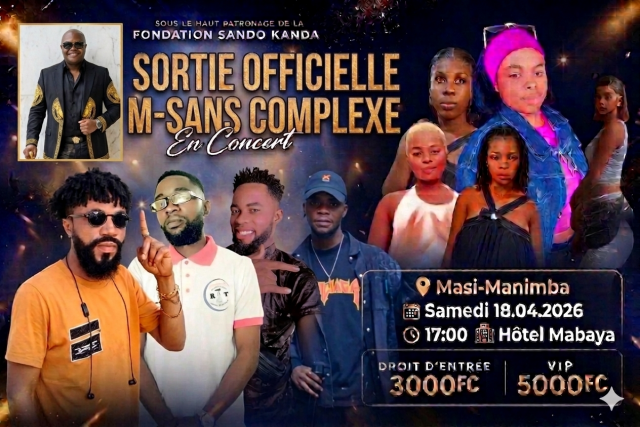 Affiche : Concert M-SANS COMPLEXE