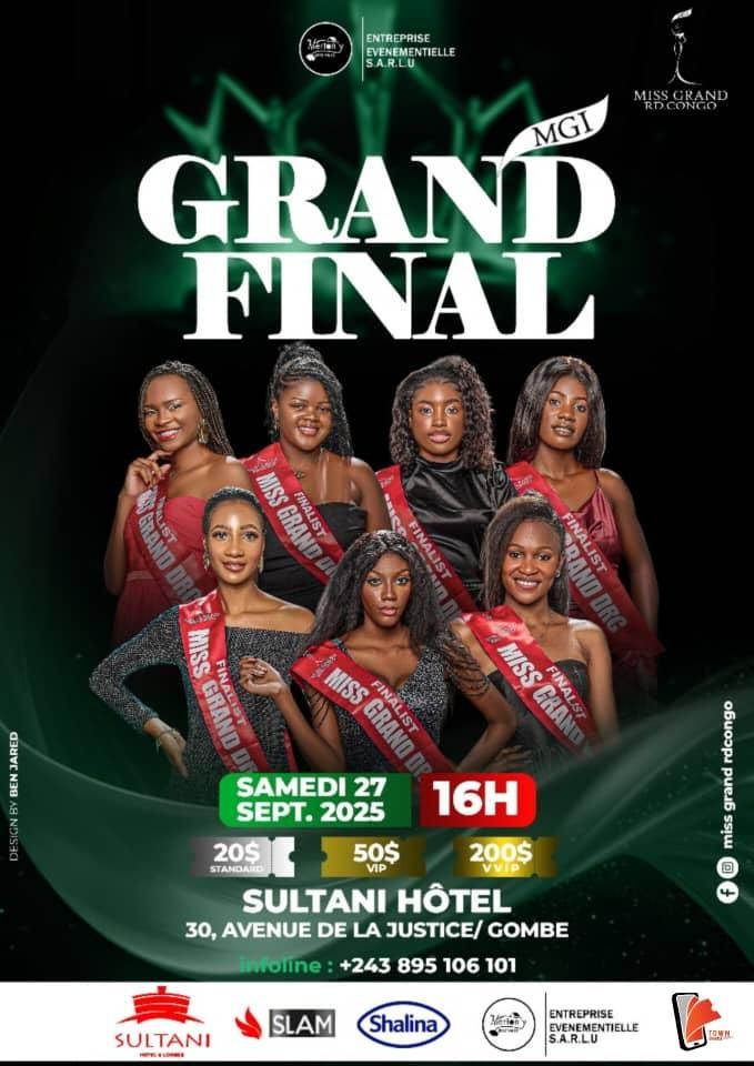 Affiche de l'évènement Miss grand rdcongo 2025