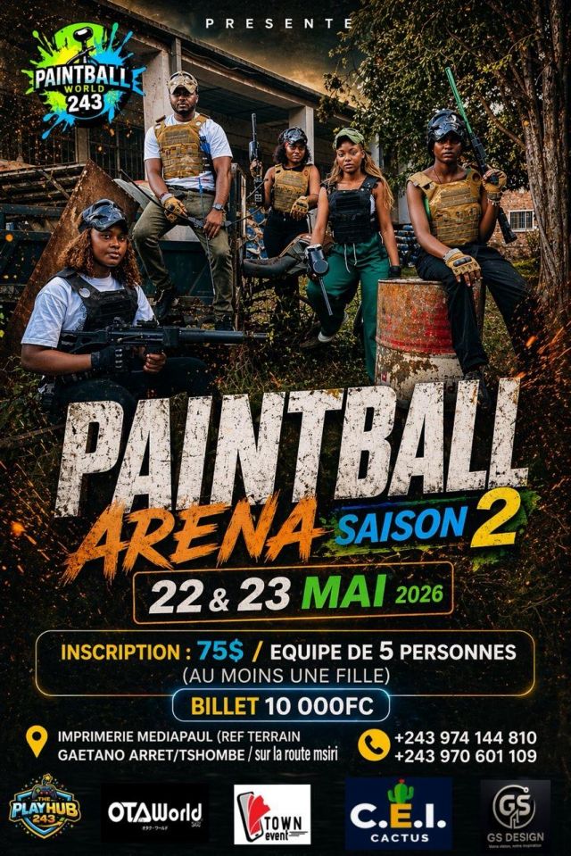 Affiche : Paintball arena saison 2