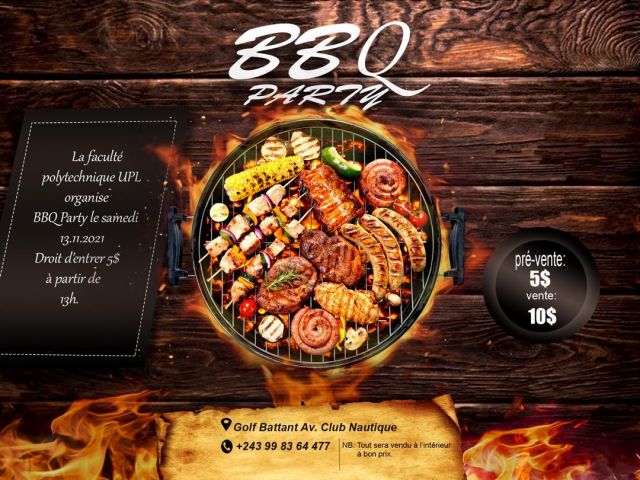Affiche : Bbq party