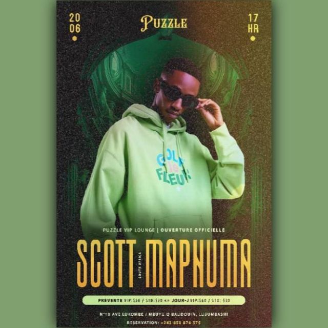 Affiche : Scott maphuma