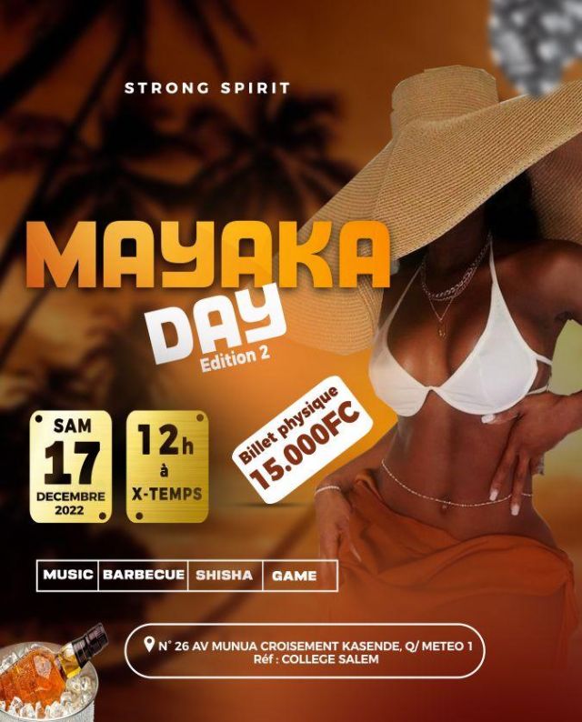 Affiche : Mayaka day 2eme edition