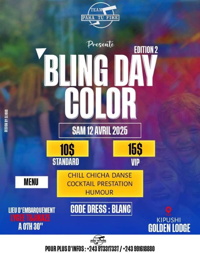 Affiche : Bling day color 2025