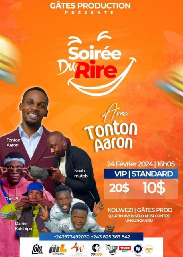 Affiche : Soiree du rire