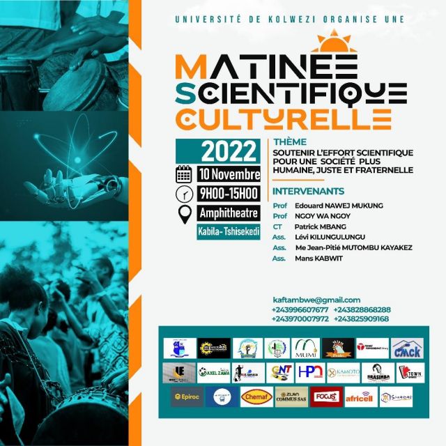 Affiche : Matinee scientifique culturelle